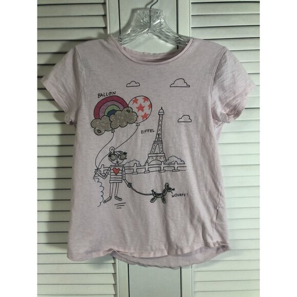 Rockets Of Awesome Size 10/12 Pink Tee - Picture 1 of 4
